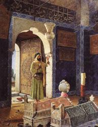Old Man before Children's Tombs, Osman Hamdy Bey